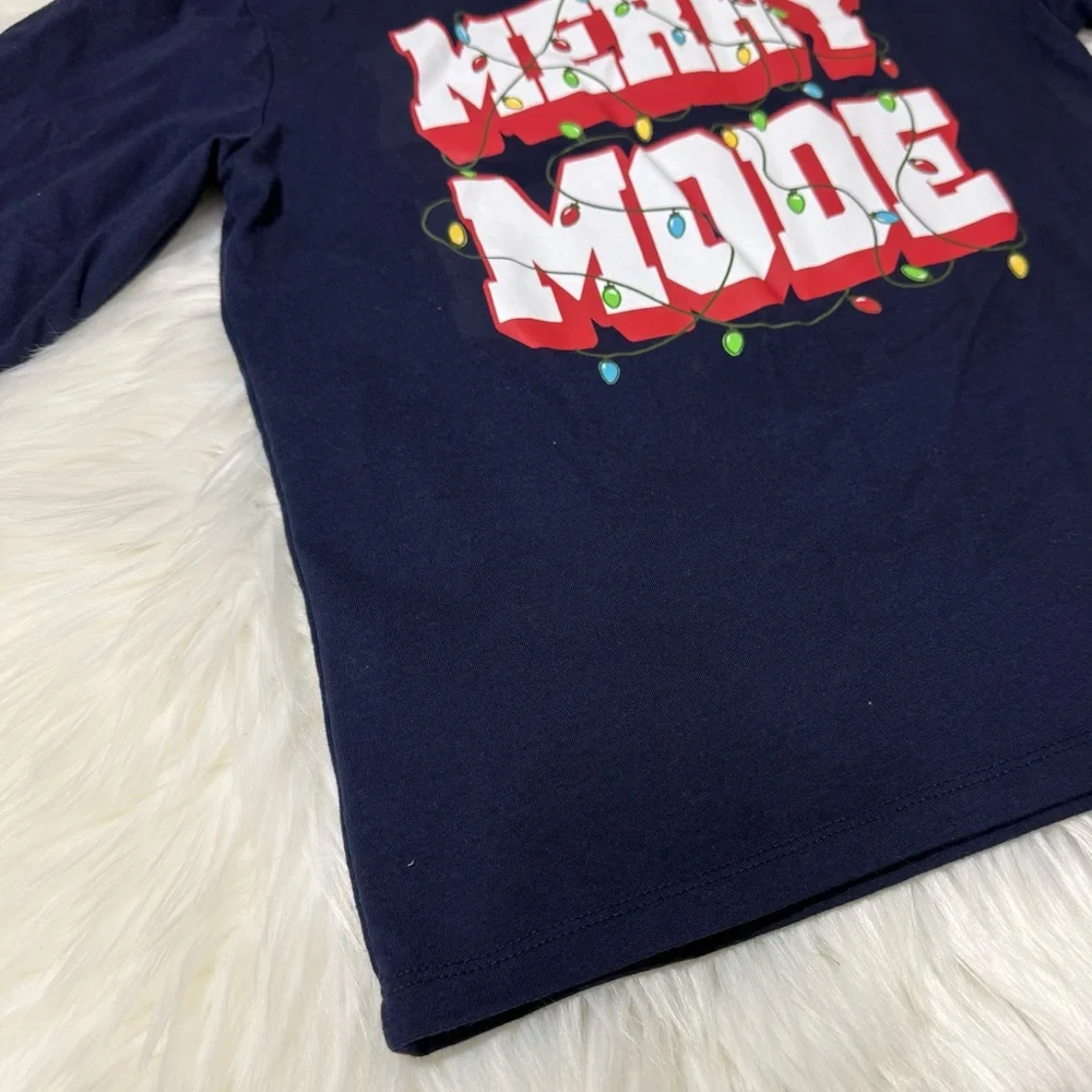The Children’s Place Holiday Graphic Long Sleeve Shirt - Youth Size M (7/8)